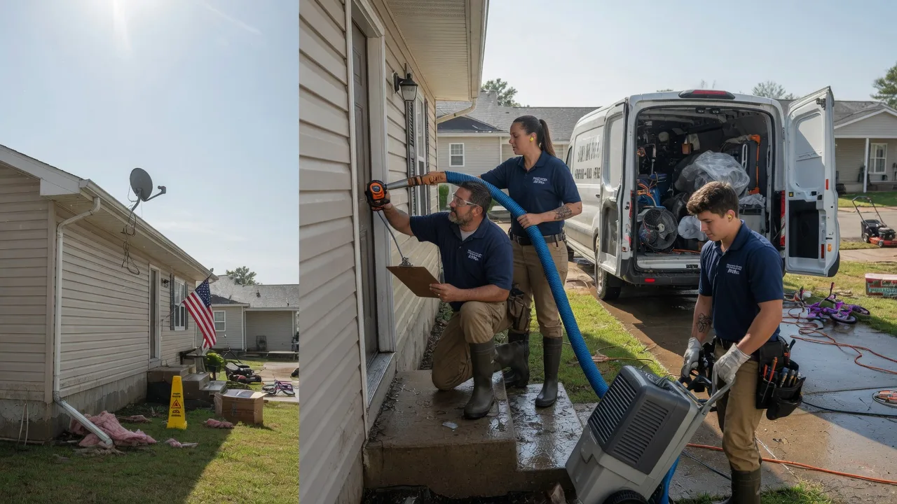 Ceiling Water Damage Restoration in Dardanelle, AR near me